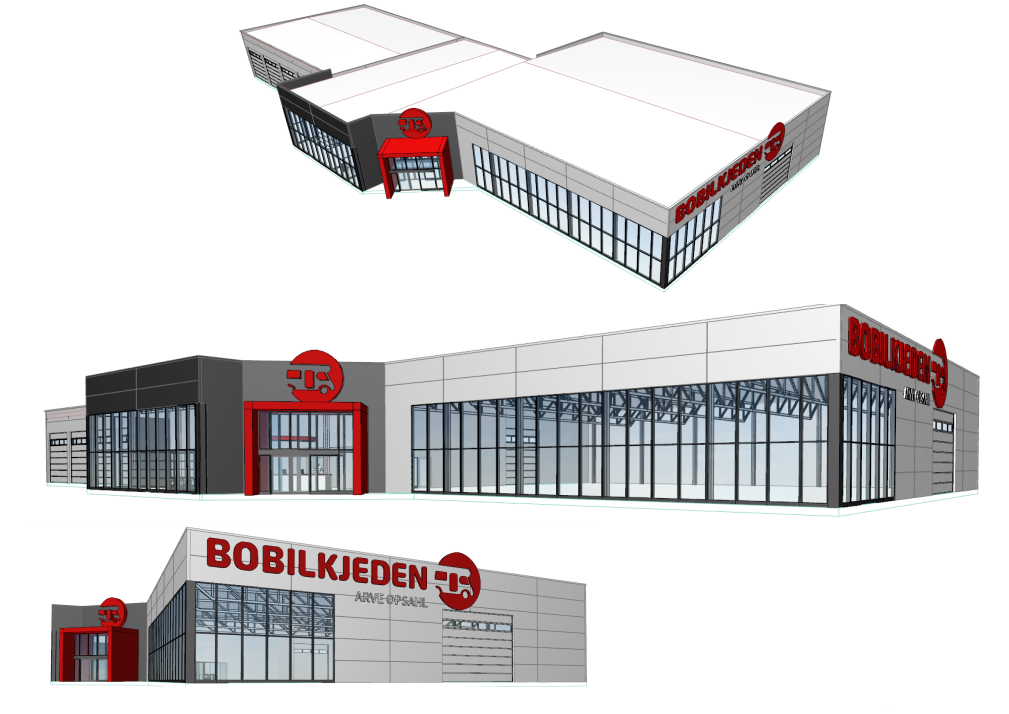 Bobilkjeden Bergen - planlagt nybygg i Alver