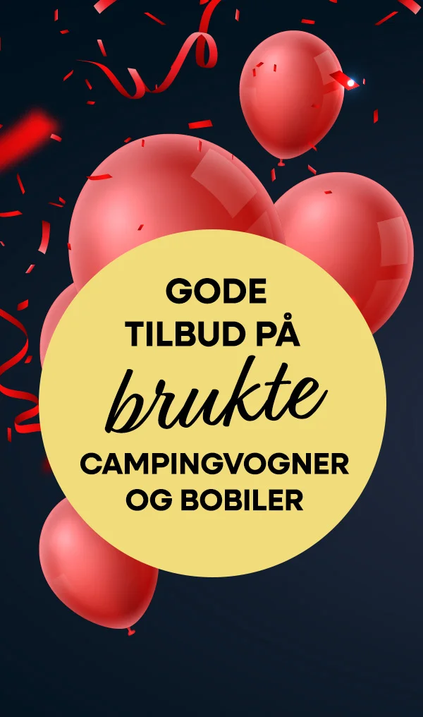Gode tilbud på brukte campingvogner og bobiler